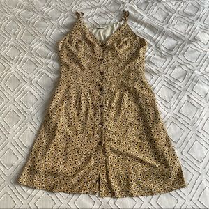 SM Wardrobe Yellow Floral Sundress - M